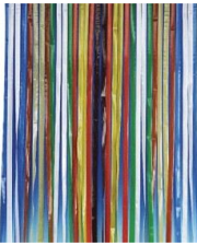 rideau plastique multicolor années 60