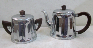 Théière et sucrier art déco, 1930