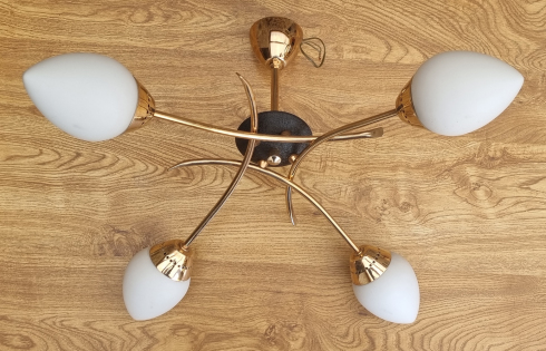 Paire d'appliques vintage années ARLUS 1950.