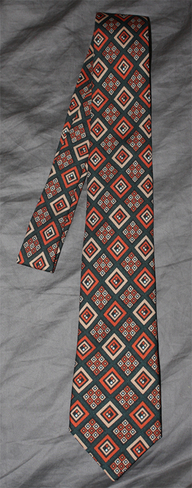 Cravate vintage Palatino Torino –soie – motif paisley - Vêtements