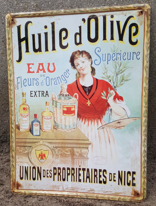Plaque émaillée Miror, ancienne plaque publicitaire vintage