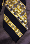 Cravate vintage, motif symétrique