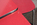 table et chaises formica rouge, vintage