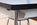 table et chaises formica bleu et gris, MDJ, vintage, années 60