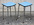 table et chaises formica bleu et gris, MDJ, vintage, années 60