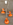 lustre 3 spots directionnels et orientables, vintage, années 70, orange