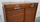 Meuble classeur rideau bureau bois vintage