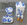 Set pots épices et condiments en faïence bleu et blanc, années 40