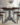table basse guéridon en merisier, vintage, années 70