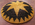 Plat tressé noir et ocre jaune, ethnique, tribal, africain, Boswana