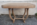 Table rectangulaire Art Deco, bois massif, années 30 / 40