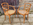 Paire de fauteuils cannées bois blond, vintage, années 60