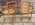 Paire de fauteuils cannées bois blond, vintage, années 60