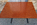 Table pliante, bois et métal, années 80