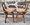 Ensemble chaises et tabourets bois, vintage, années 60
