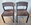 Paire de chaises esprit scandinave, velours, années 80