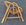 Petit fauteuil coquille bambou et rotin, enfant, vintage, années 60