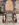 Fauteuil rocking chair, bois tourné, vintage, cannage, années 1960