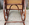 Fauteuil rocking chair, bois tourné, vintage, cannage, années 1960