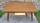 Table salle à manger, formica, pieds compas bois, années 70
