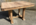 Table à manger, années 30 / 40, Art Déco, à allonges, bois massif, pieds lyre, patte de lion.