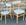 Ensemble table et 4 chaises, relooké, vintage.
