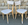 Ensemble table et 4 chaises, relooké, vintage.