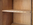 Armoire lingère années 50, étagères, miroir central