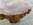 Table basse brutaliste chêne massif, tree trunk
