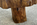 Table basse brutaliste chêne massif, tree trunk