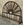 Tête de lit bambou rotin vintage queue de paon années 60