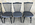 Lot 6 chaises Baumann Tacoma noires vintage années 60