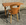 Bureau vintage et sa chaise Baumann fourmi, vintage, années 60