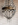 Lustre cage en cristal et laiton doré – Style Empire, début XXème