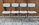 Lot de 4 chaises vintage Formica blanc veinure bois, vintage années 50/60