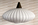 Suspension vintage scandinave en verre opalin et laiton, circa 1950, esprit Lyfa, Fog & Mørup , ou  Luxus Vittsjö