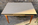 Table extensible moderniste française en formica beige et bois, circa 1955