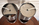 Grande paire de lampes design Space Age / UFO en acier chromé – sculpture lumineuse vintage