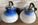 Suspension opaline monte et descends, vintage, années 70