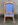 Fauteuil Louis Philippe en merisier et tissu bleu royal — l’élégance intemporelle du XIXᵉ siècle (1840 - 1860)
