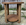 Console / guéridon Art Déco en bois massif – esprit années 30, lignes architecturales sculpturales