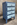 Petite commode vintage années 50, 4 tiroirs bleu pastel – esprit bord de mer chic & joyeux