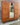 Armoire Art Déco en noyer flammé avec miroir central – élégance française des années 1930
