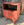 Table de chevet Art Déco,  terracota,  années 30 / 40