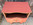 Table de chevet Art Déco,  terracota,  années 30 / 40