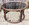Table basse rotin & verre “Riviera 70” – ronde, légère, esprit bohème chic