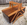 Travailleuse à couture vintage en bois – Design articulé, années 50-60