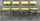 4 chaises formica jaune vintage, années 50