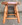 Tabouret Paysan Vintage en Pin Massif, Pieds Tournés, Style Rustique Chalet, années 50/60