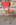 Lot de 4 chaises formica rouge, vintage, années 60